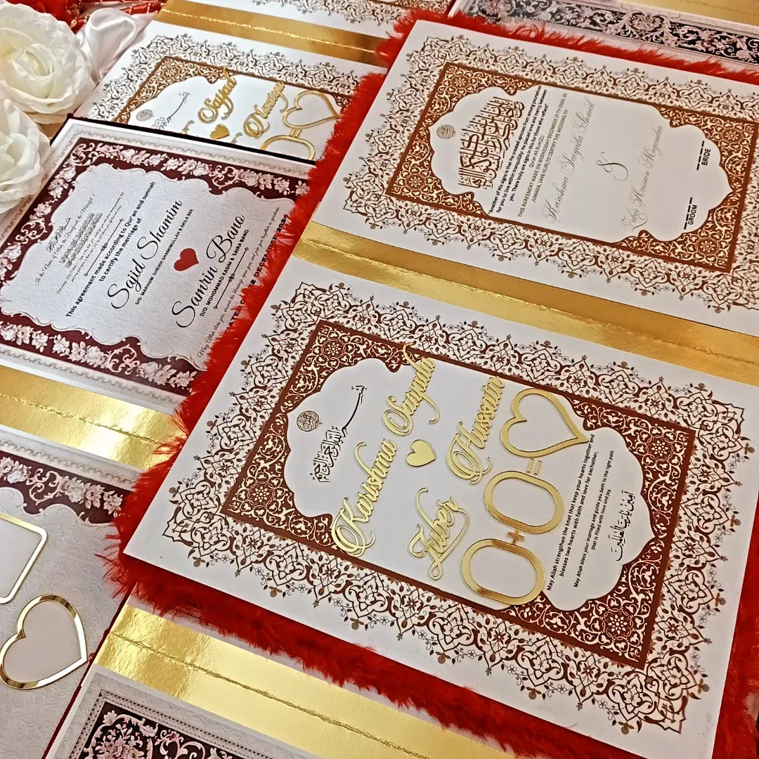 Trendy Nikah Nama for Nikah