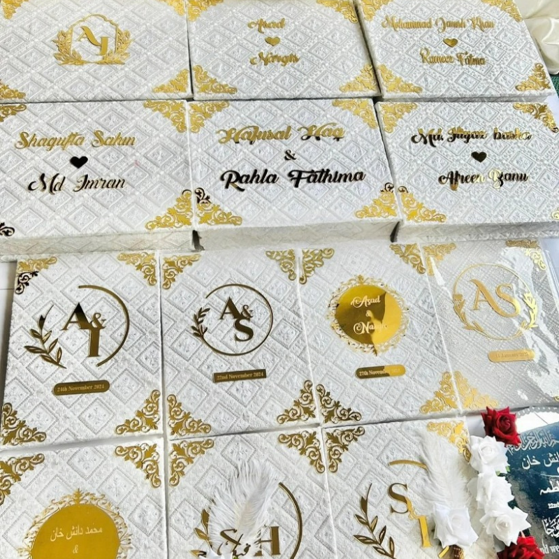 Nikah Nama + Accessories Box + Personal Customised Pen (Combo of 3)