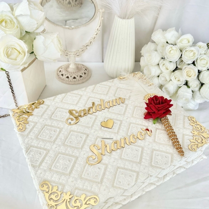 Nikah Nama + Accessories Box + Personal Customised Pen (Combo of 3)